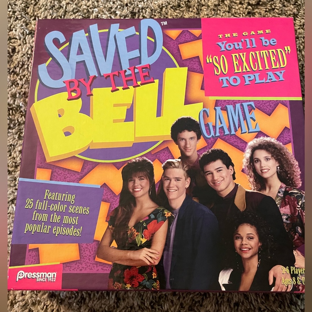 Saved By The Bell Board Game